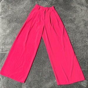 Flying Tomato Hot Pink Wide-Leg Trousers Size XS